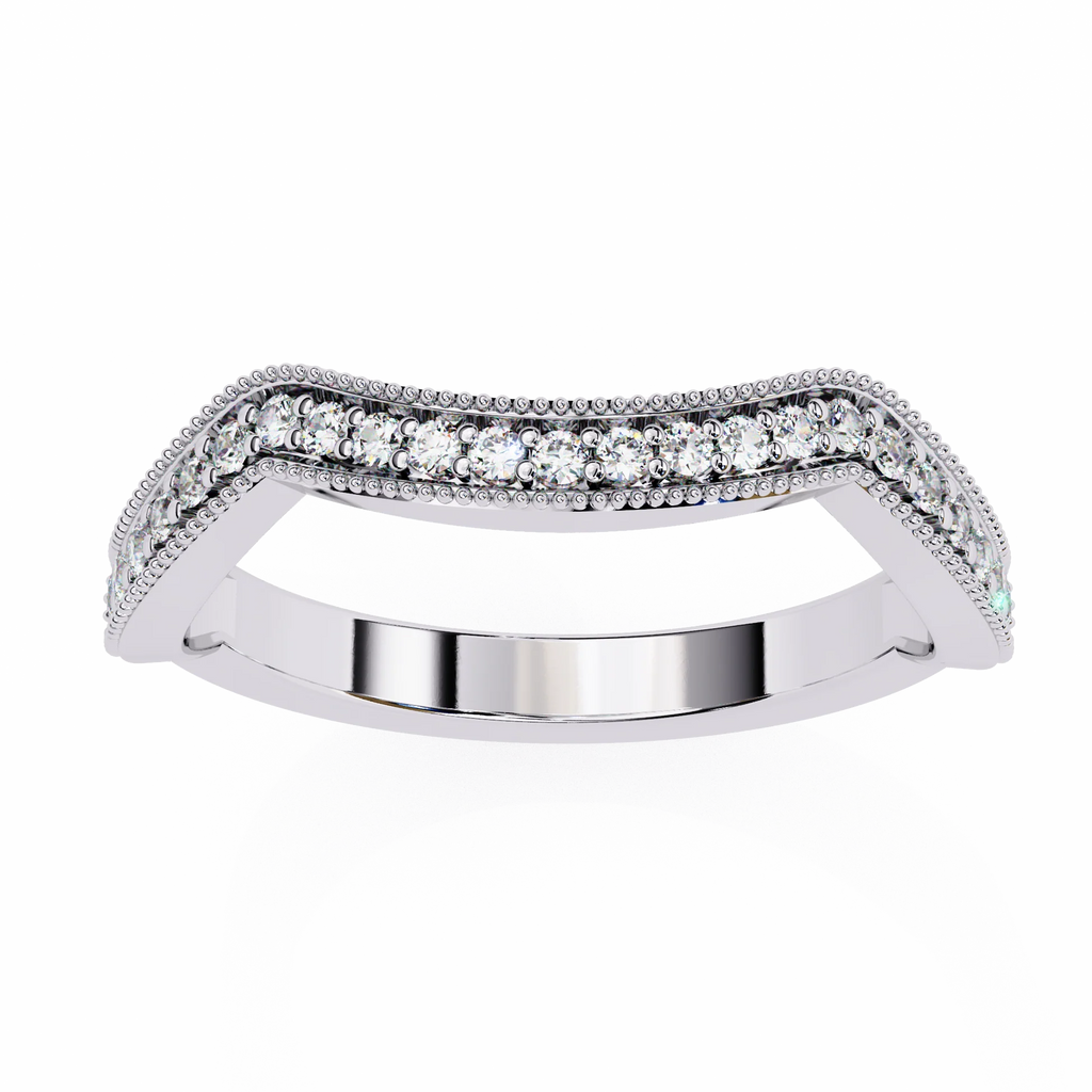 One of a Kind Sparkle Rare & Unique Moissanite Diamond Ring