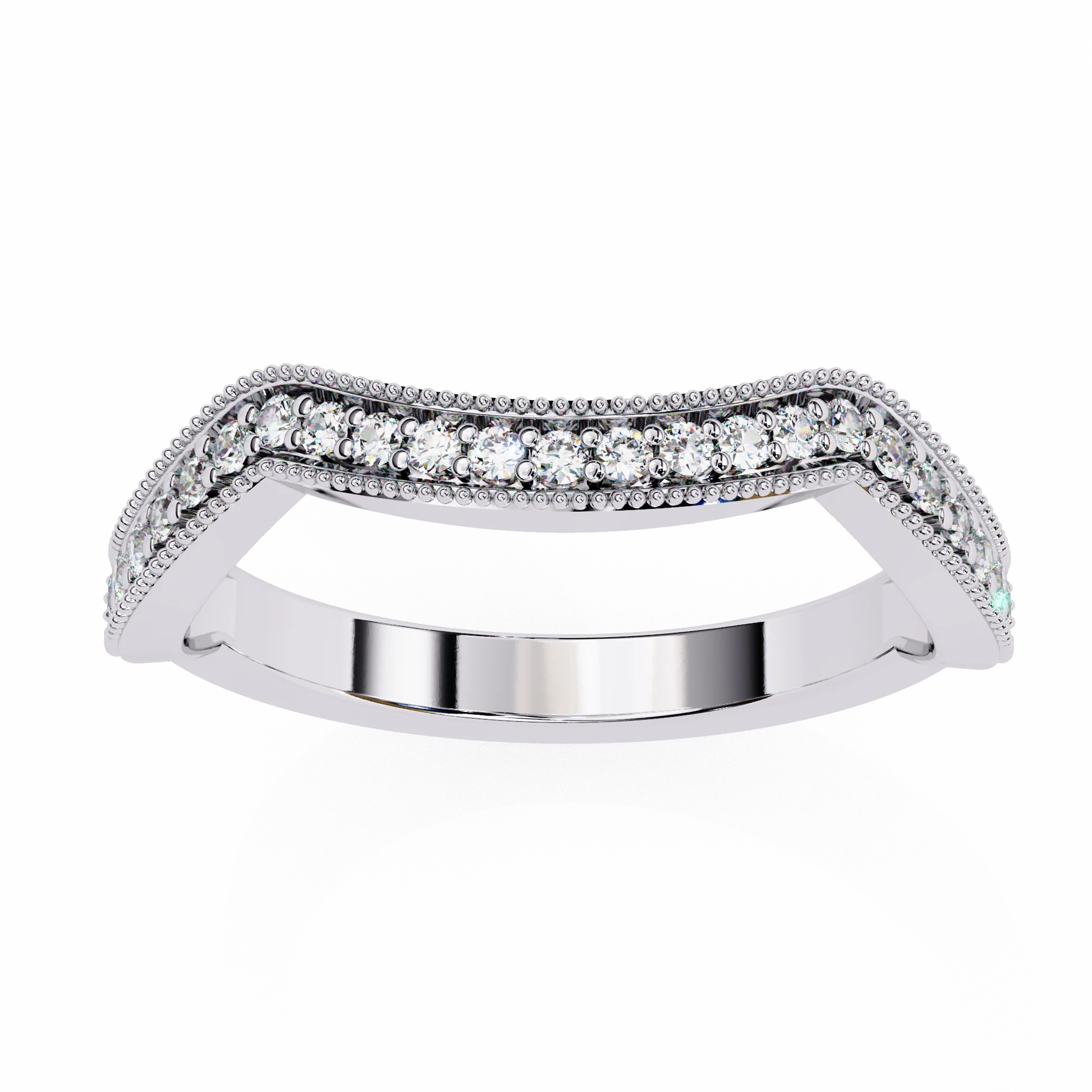 One of a Kind Sparkle Rare & Unique Moissanite Diamond Ring
