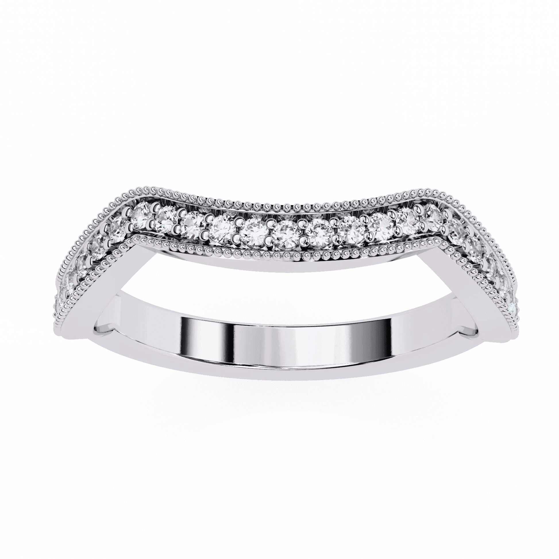 One of a Kind Sparkle Rare & Unique Moissanite Diamond Ring - Aventus