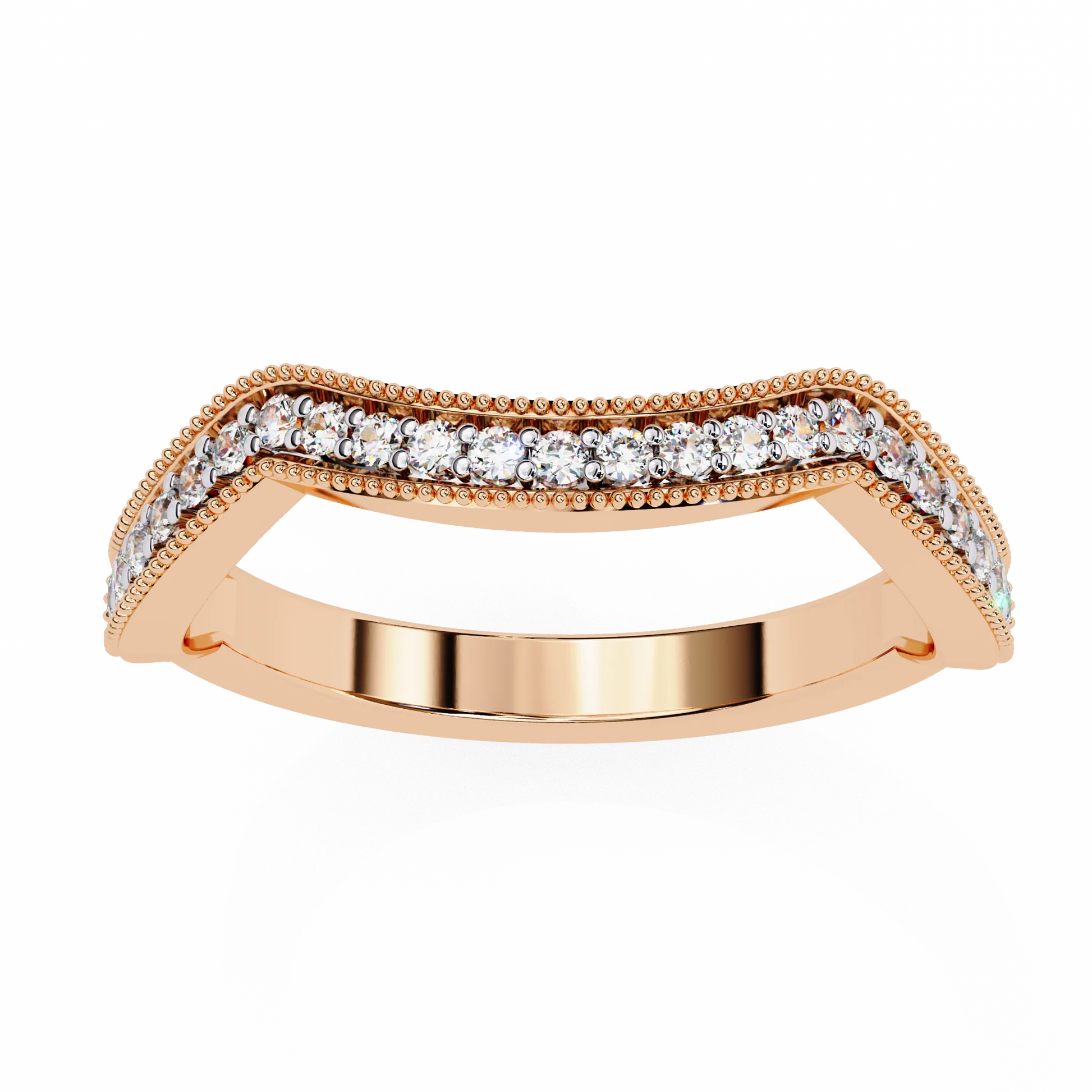 One of a Kind Sparkle Rare & Unique Moissanite Diamond Ring