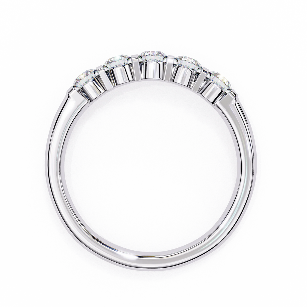 Iced Out Moissanite Diamond Ring