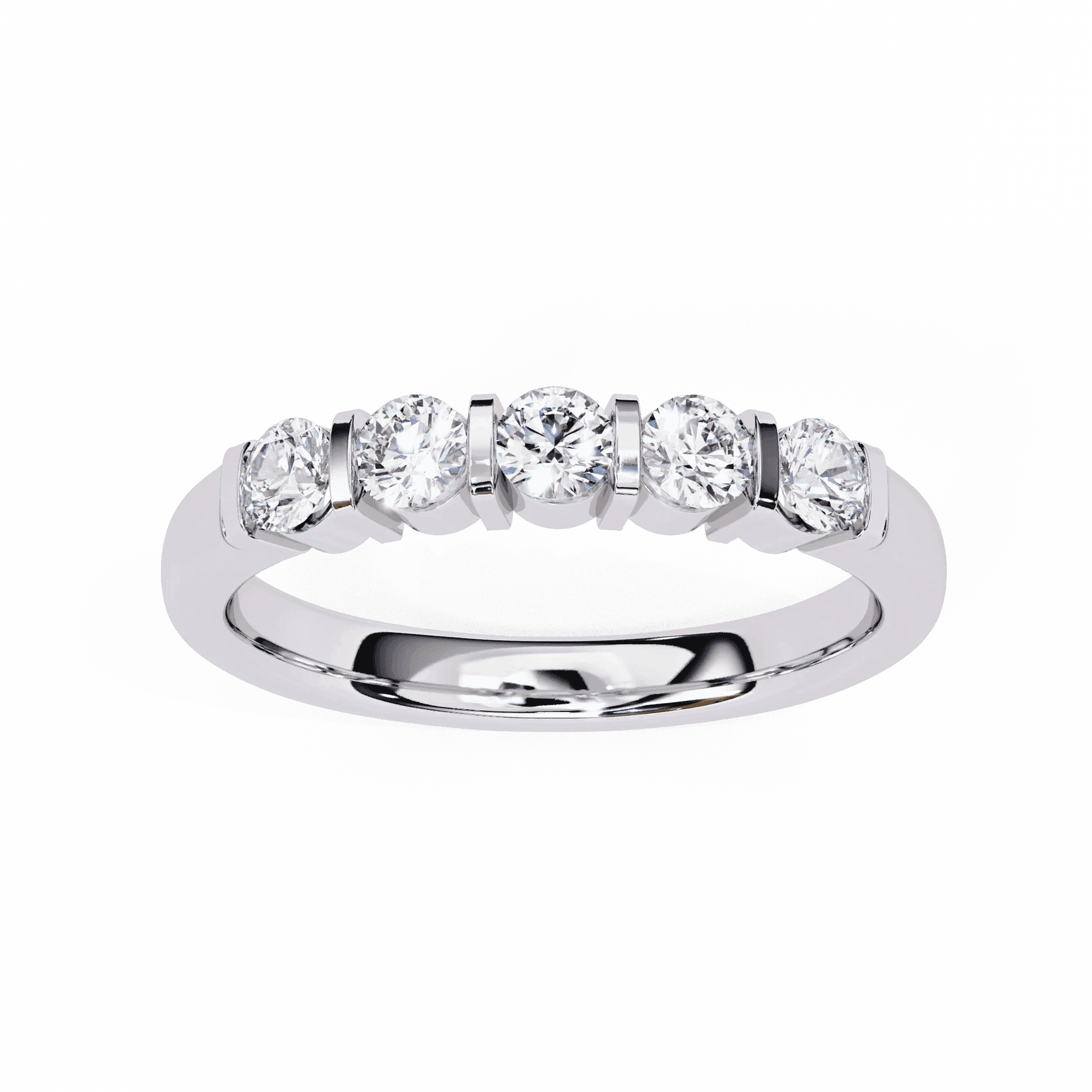 Iced Out Moissanite Diamond Ring - Aventus