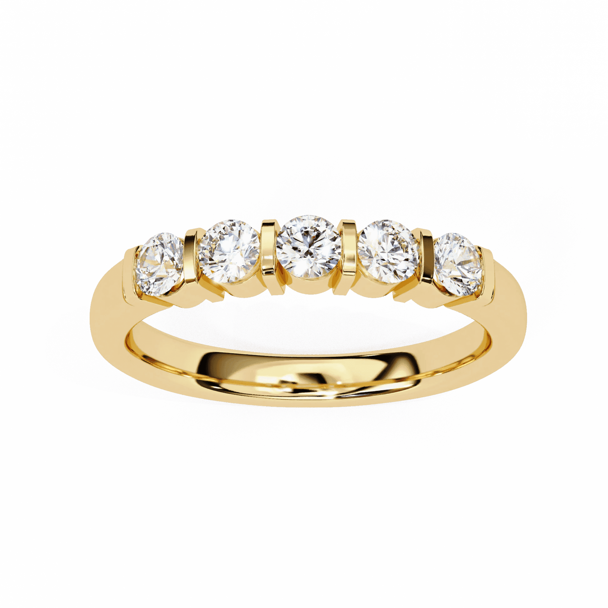 Iced Out Moissanite Diamond Ring - Aventus