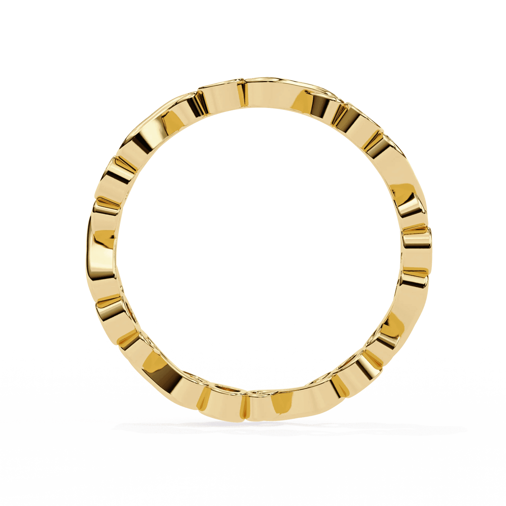 Eternal Winter Moissanite Diamond Wedding Band for Your Forever - Aventus