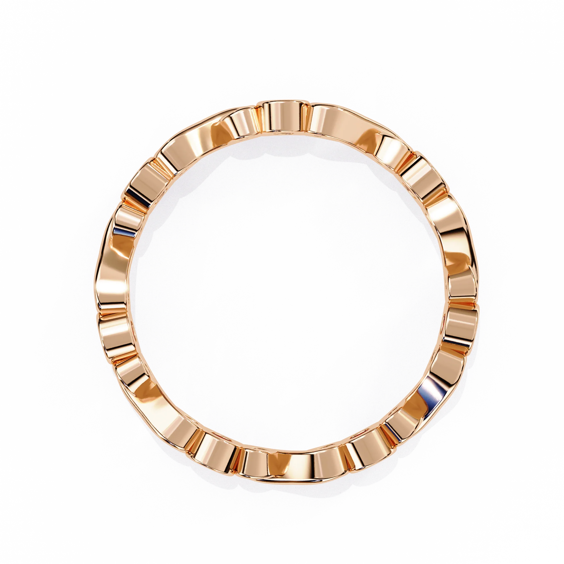 Eternal Winter Moissanite Diamond Wedding Band for Your Forever