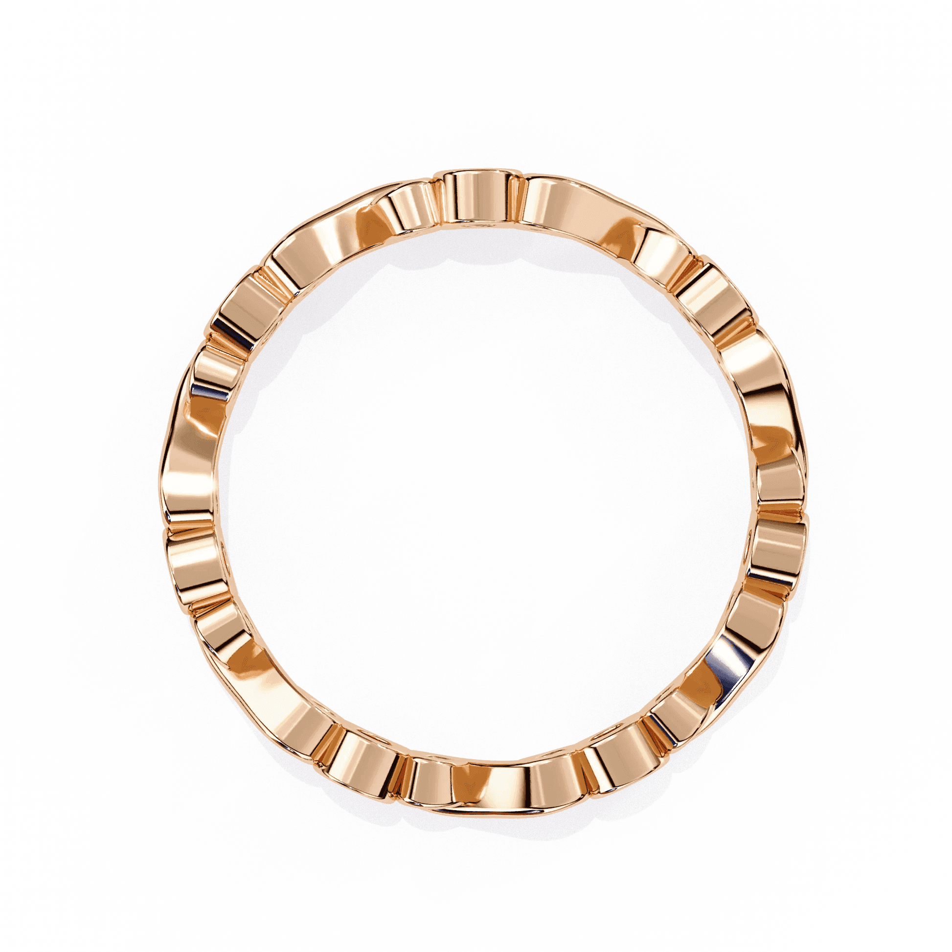 Eternal Winter Moissanite Diamond Wedding Band for Your Forever - Aventus
