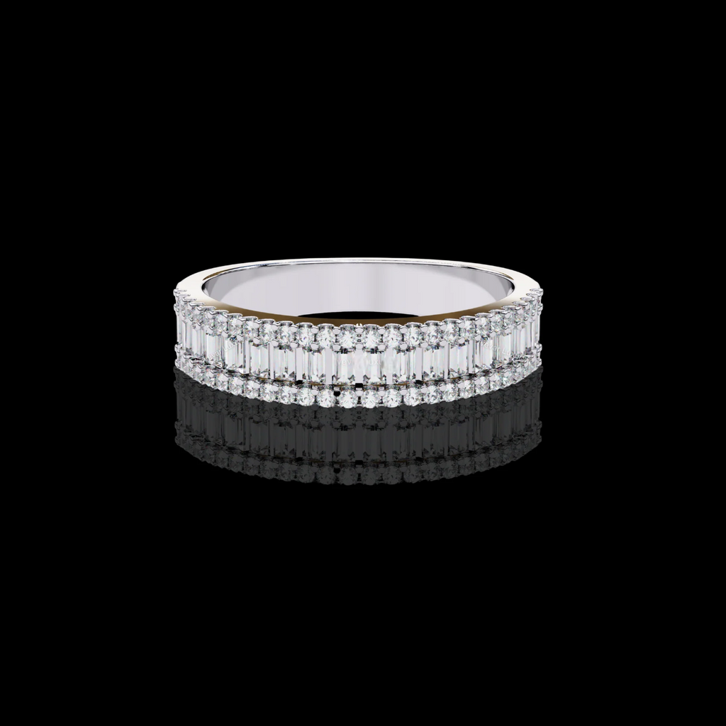 Affordable Moissanite Diamond Ring for Women Sterling Silver Gold Plated Engagement Jewelry