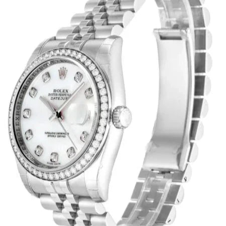 Datejust 36 /41 Mother of Pearl – White Dial 116244