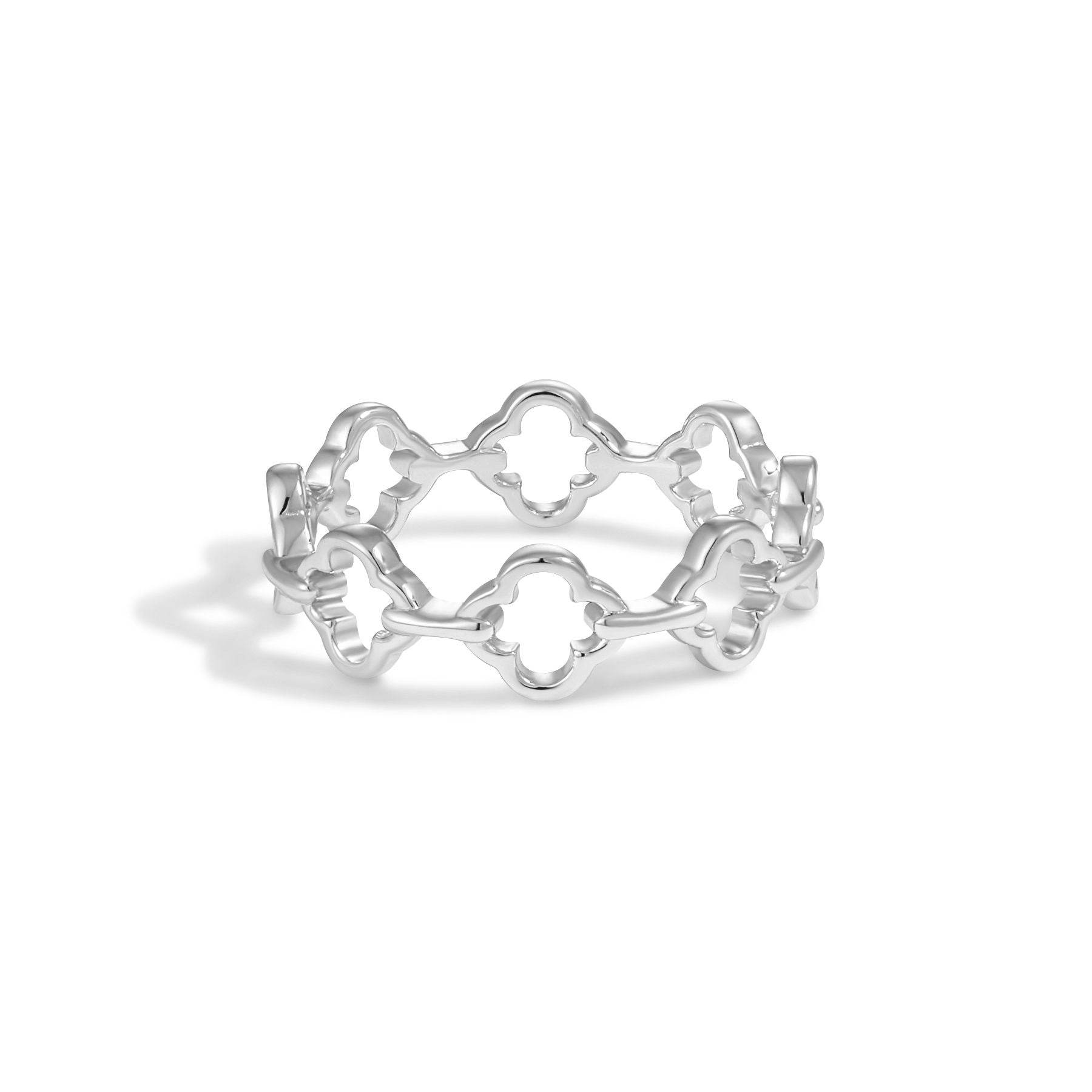 Adjustable Linked Clover Ring - Aventus