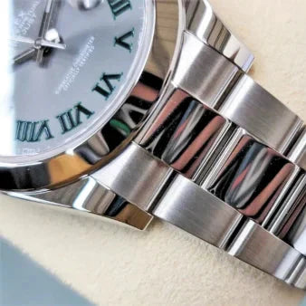 Datejust 41 / 36mm Rhodium Dial 126300 “Wimbledon” Oyster