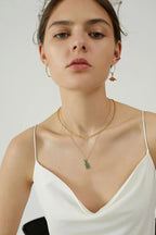 Split Papercip Curb Chain Necklace