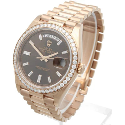Day-Date 40 / 36mm Chocolate Dial 228345RBR