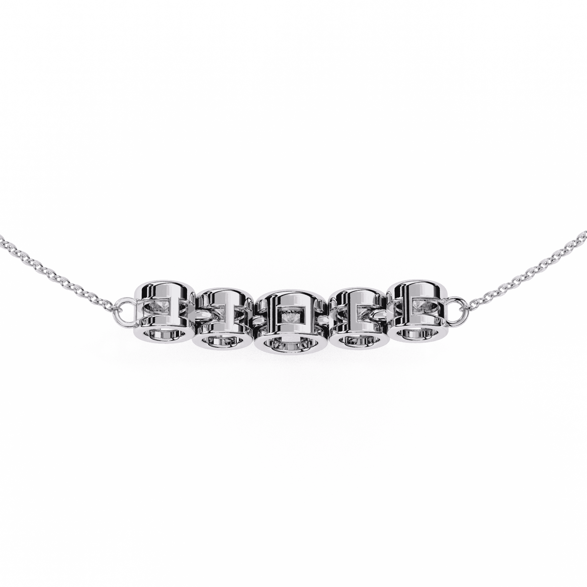 Round Cut Moissanite Pendant Necklace for Women – Brilliant Sparkle - Aventus