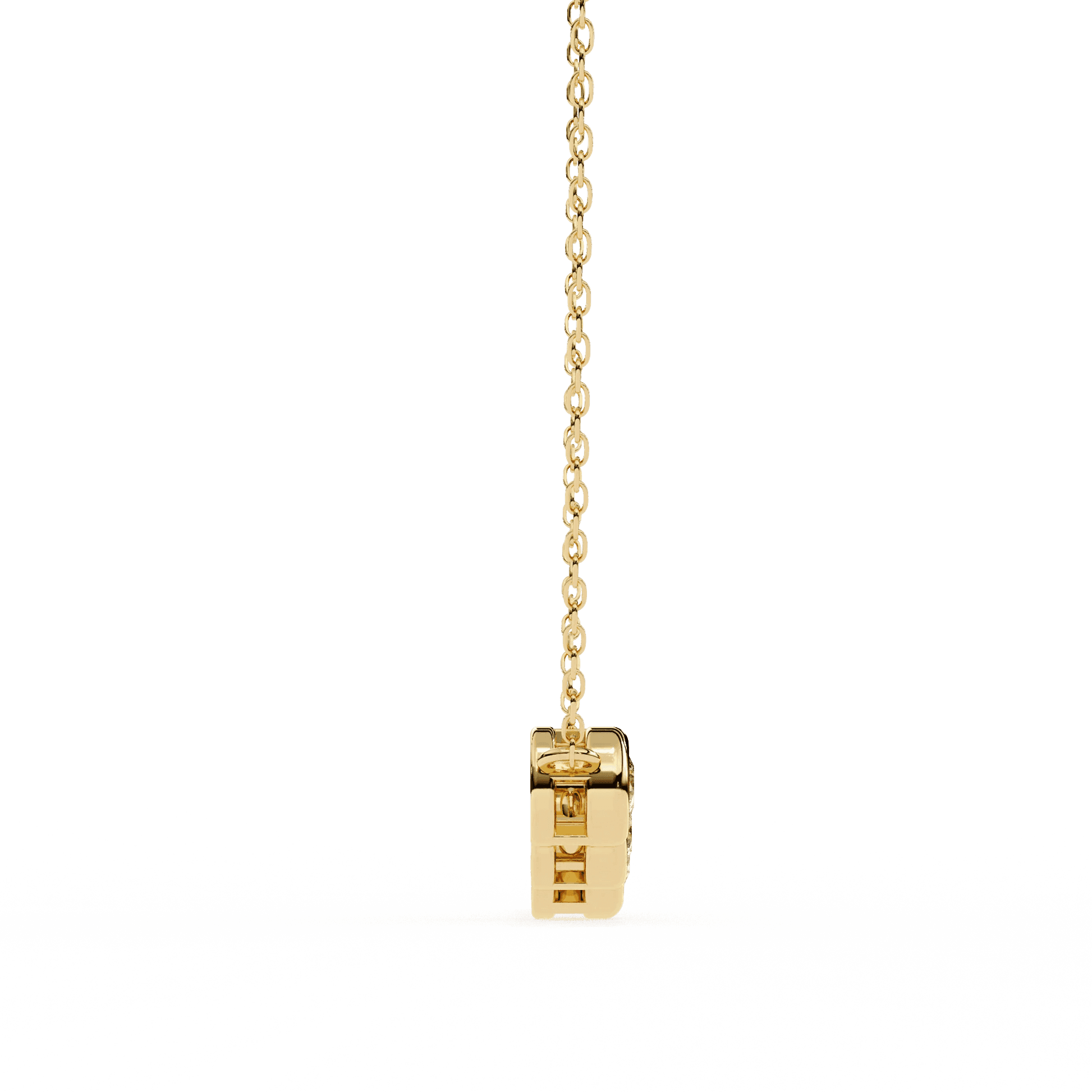 Round Cut Moissanite Pendant Necklace for Women – Brilliant Sparkle - Aventus