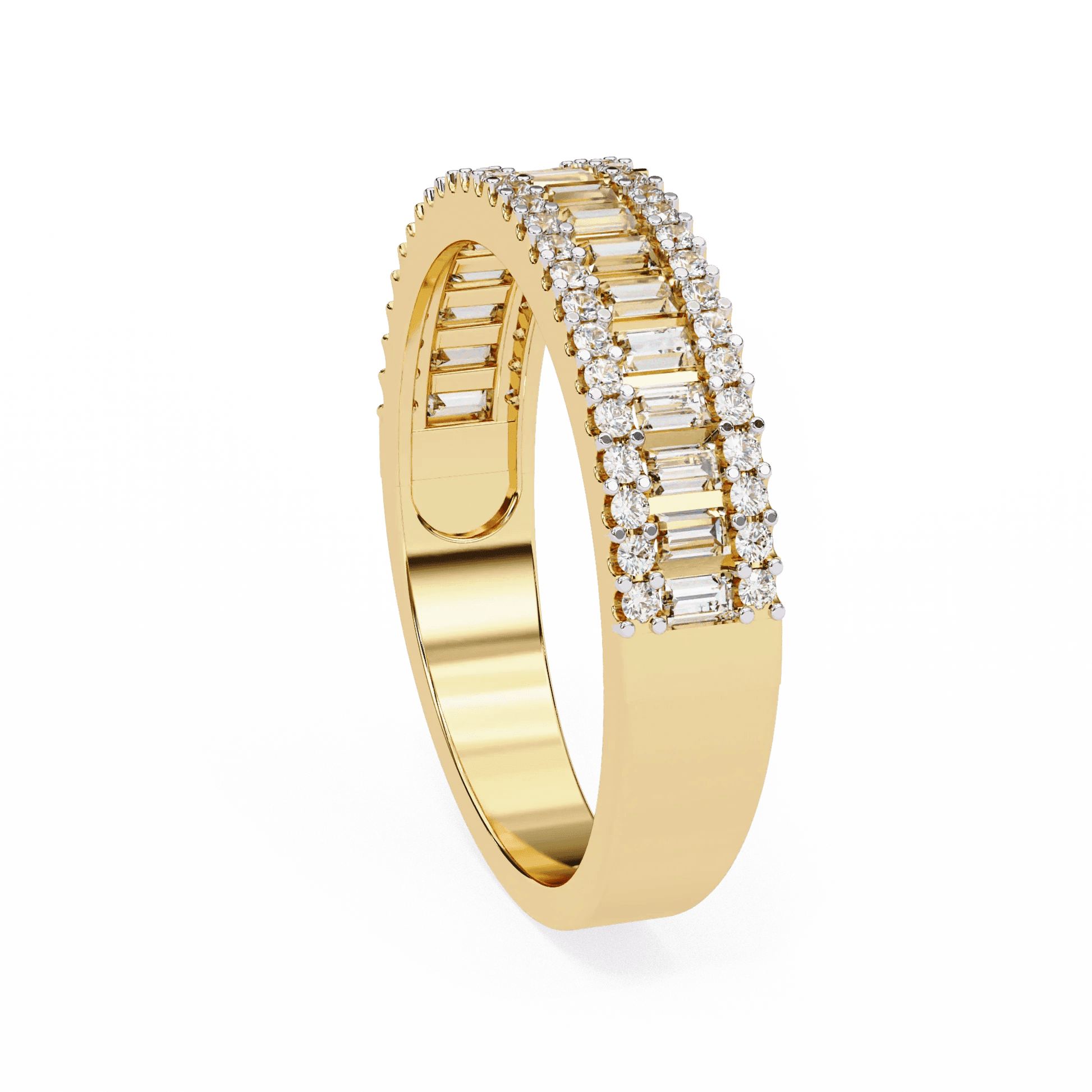 Affordable Moissanite Diamond Ring for Women Sterling Silver Gold Plated Engagement Jewelry - Aventus