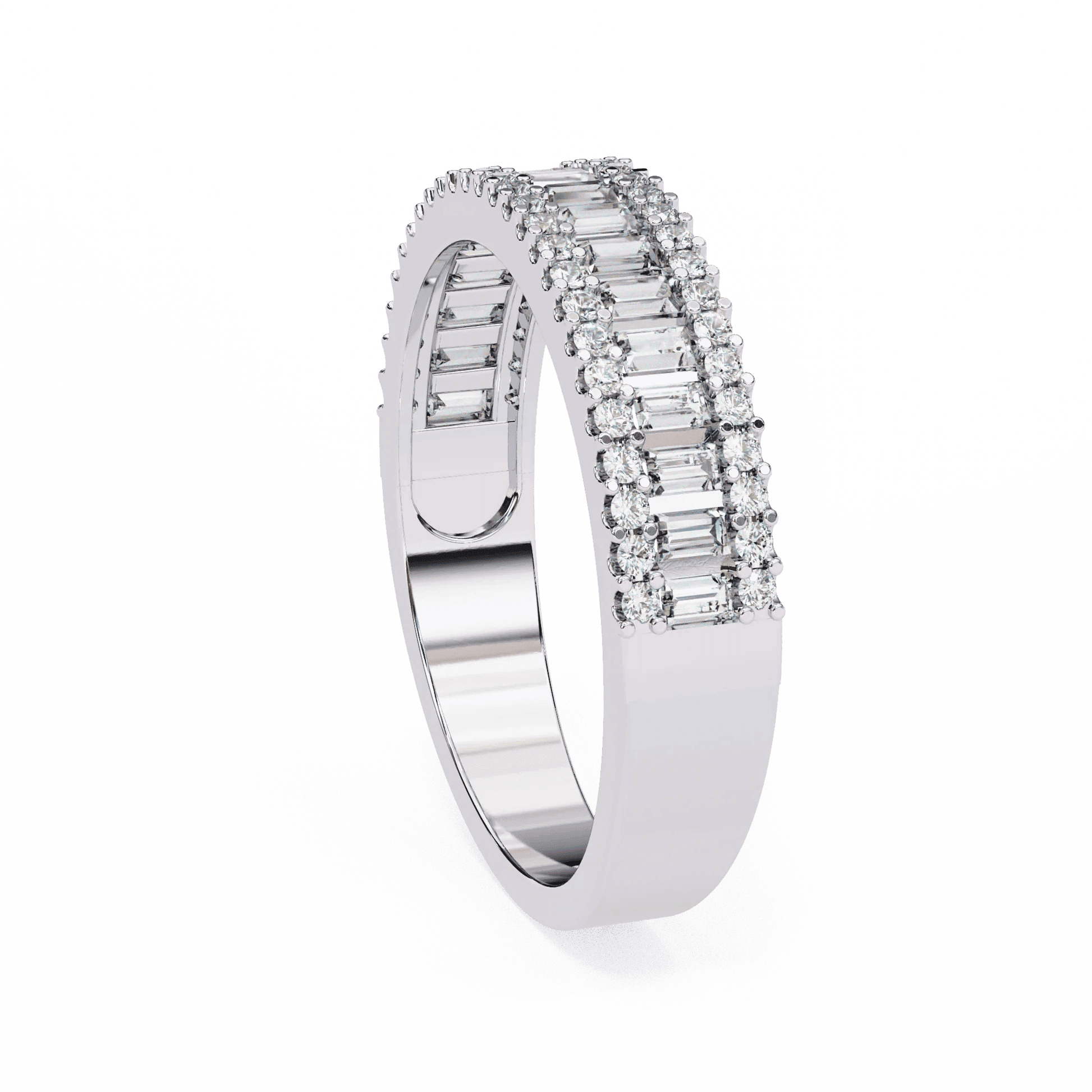Affordable Moissanite Diamond Ring for Women Sterling Silver Gold Plated Engagement Jewelry - Aventus
