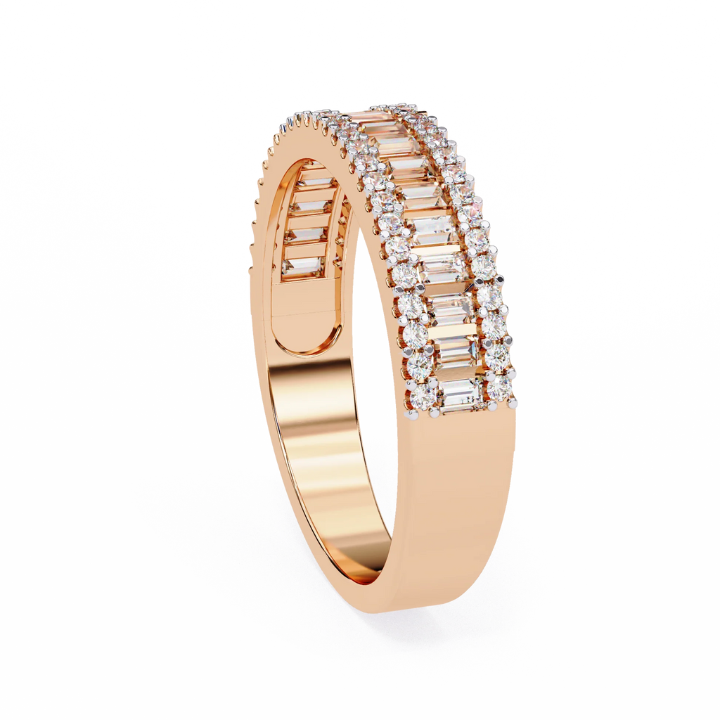 Affordable Moissanite Diamond Ring for Women Sterling Silver Gold Plated Engagement Jewelry