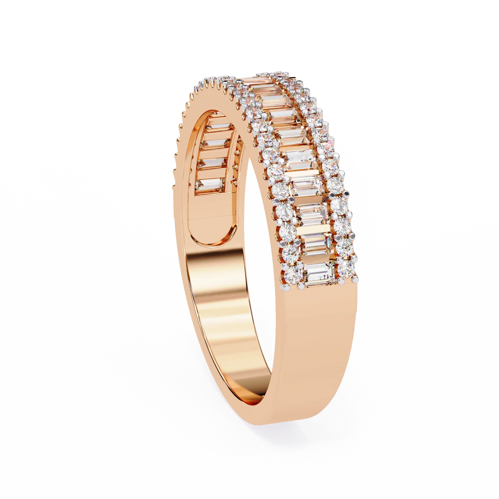 Affordable Moissanite Diamond Ring for Women Sterling Silver Gold Plated Engagement Jewelry