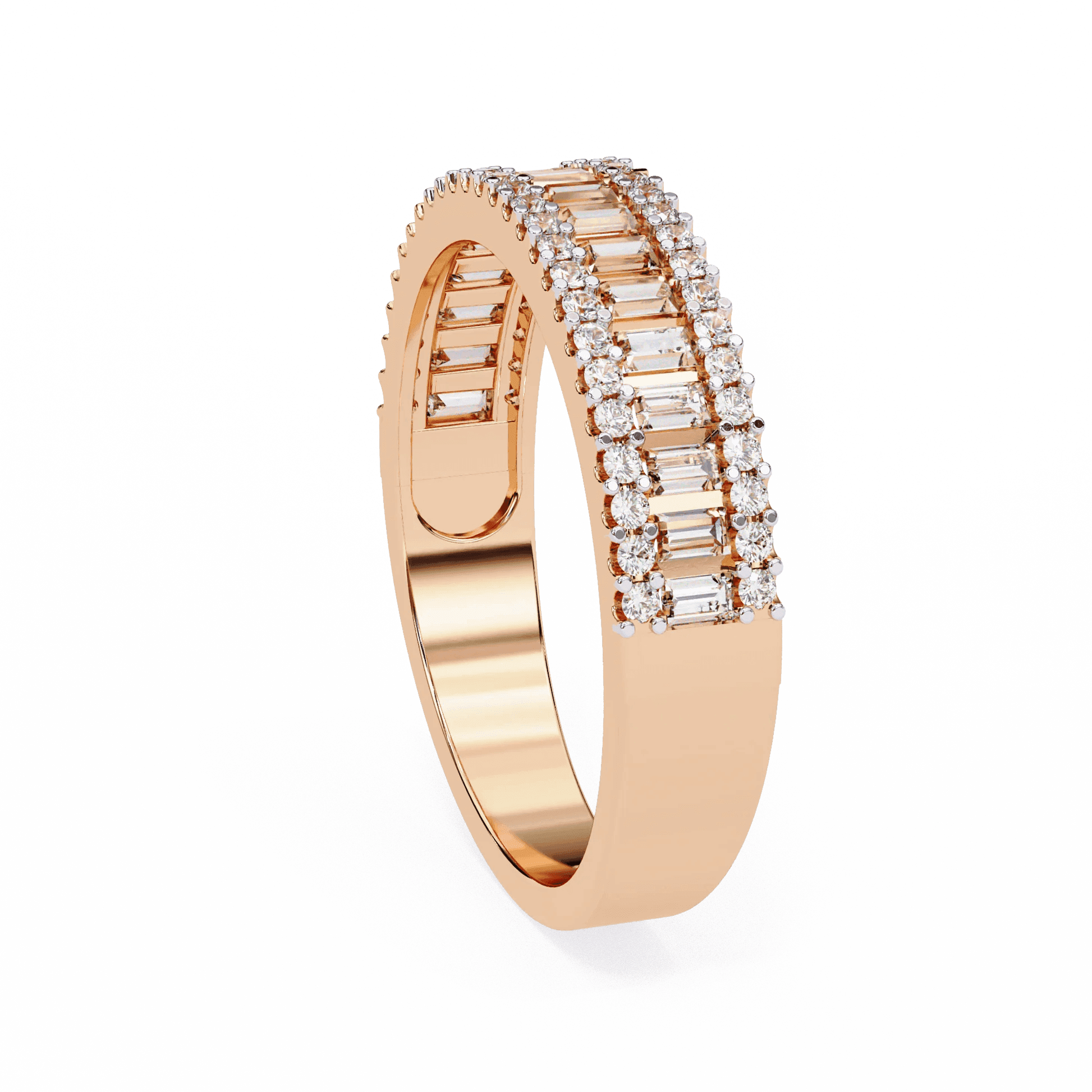 Affordable Moissanite Diamond Ring for Women Sterling Silver Gold Plated Engagement Jewelry - Aventus