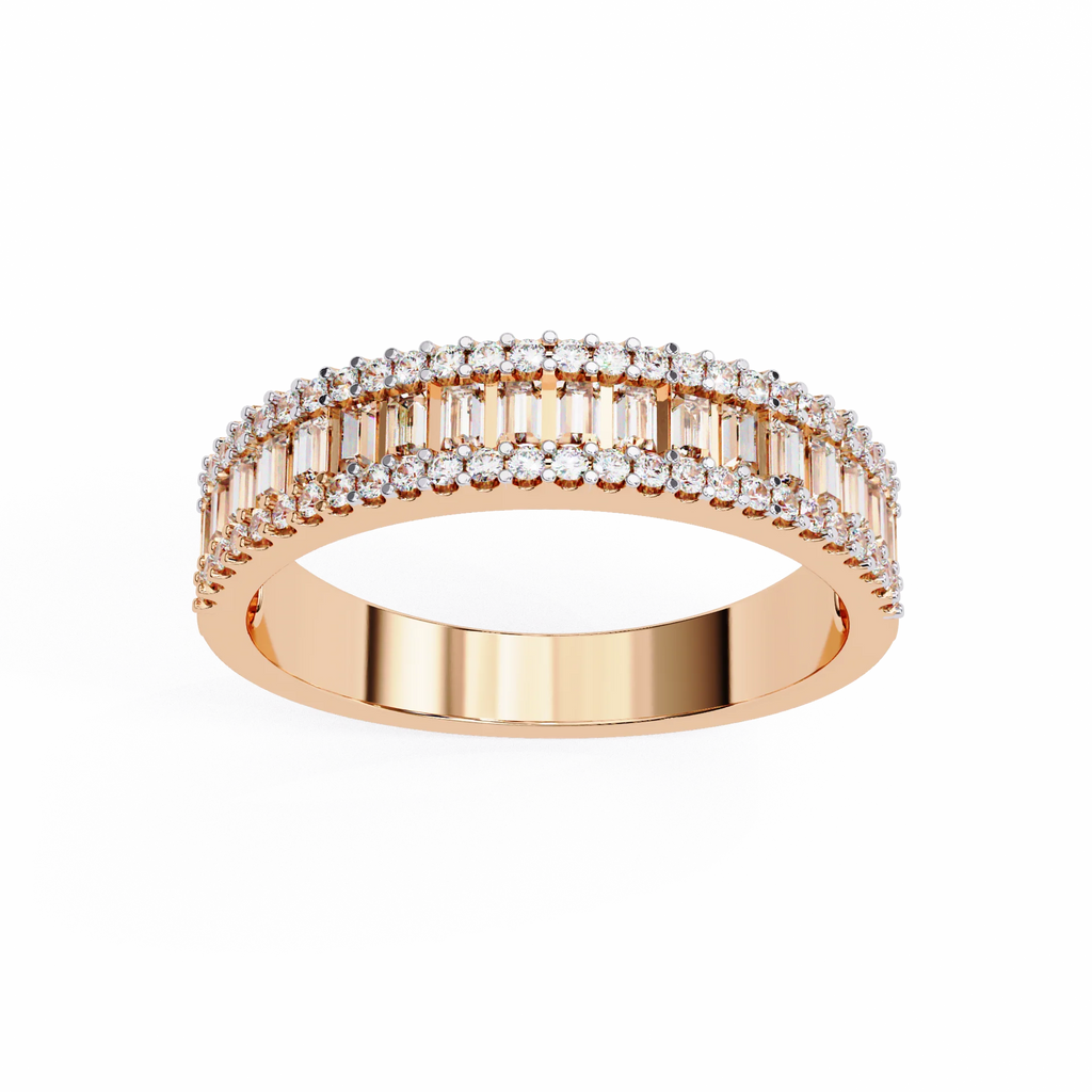 Affordable Moissanite Diamond Ring for Women Sterling Silver Gold Plated Engagement Jewelry