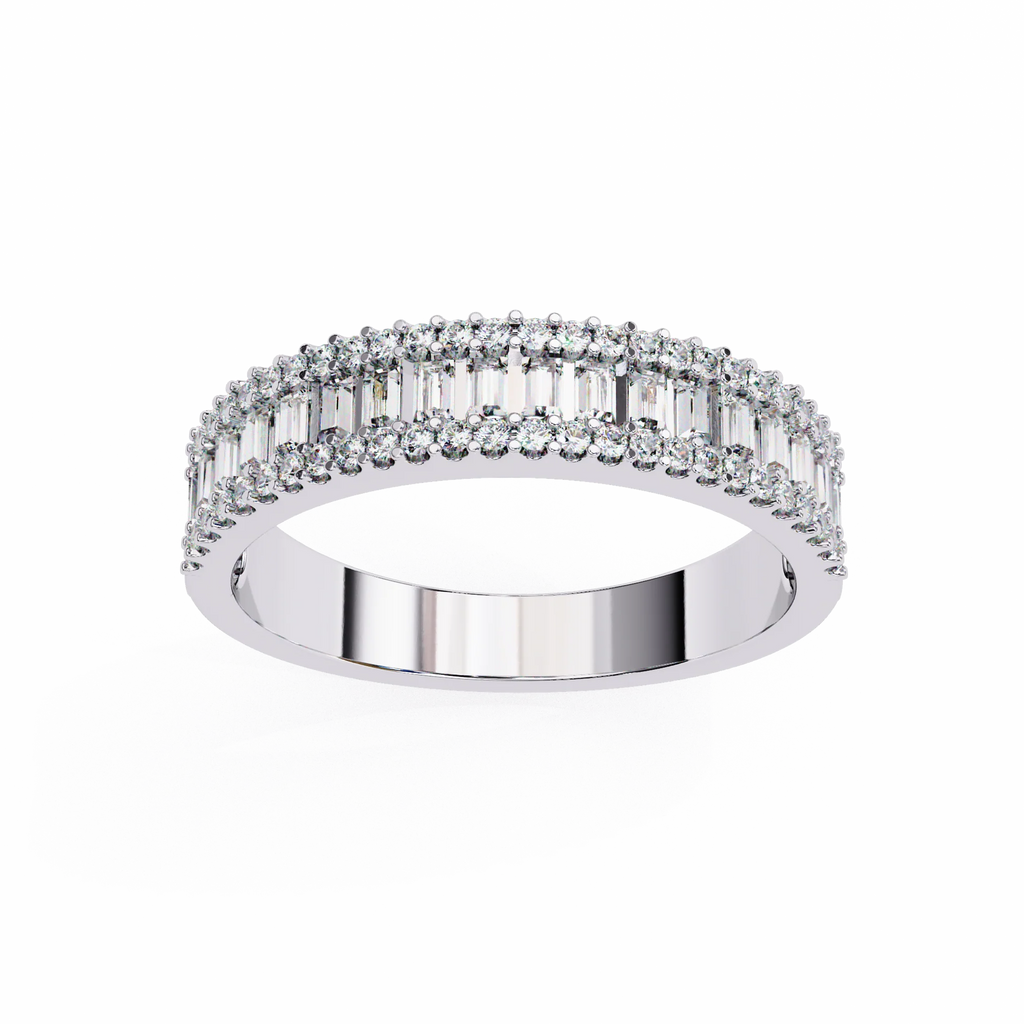 Affordable Moissanite Diamond Ring for Women Sterling Silver Gold Plated Engagement Jewelry