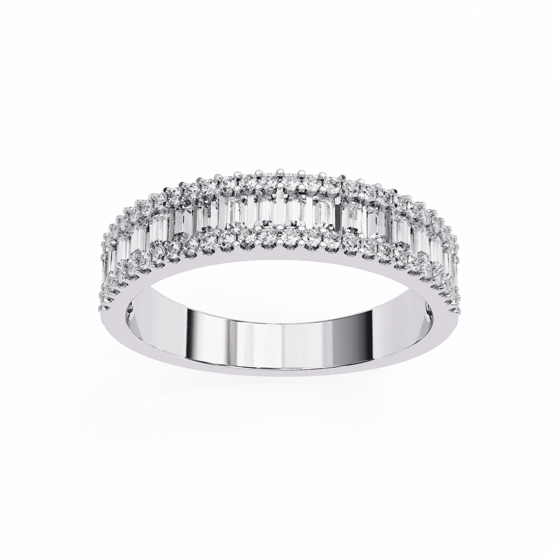 Affordable Moissanite Diamond Ring for Women Sterling Silver Gold Plated Engagement Jewelry - Aventus
