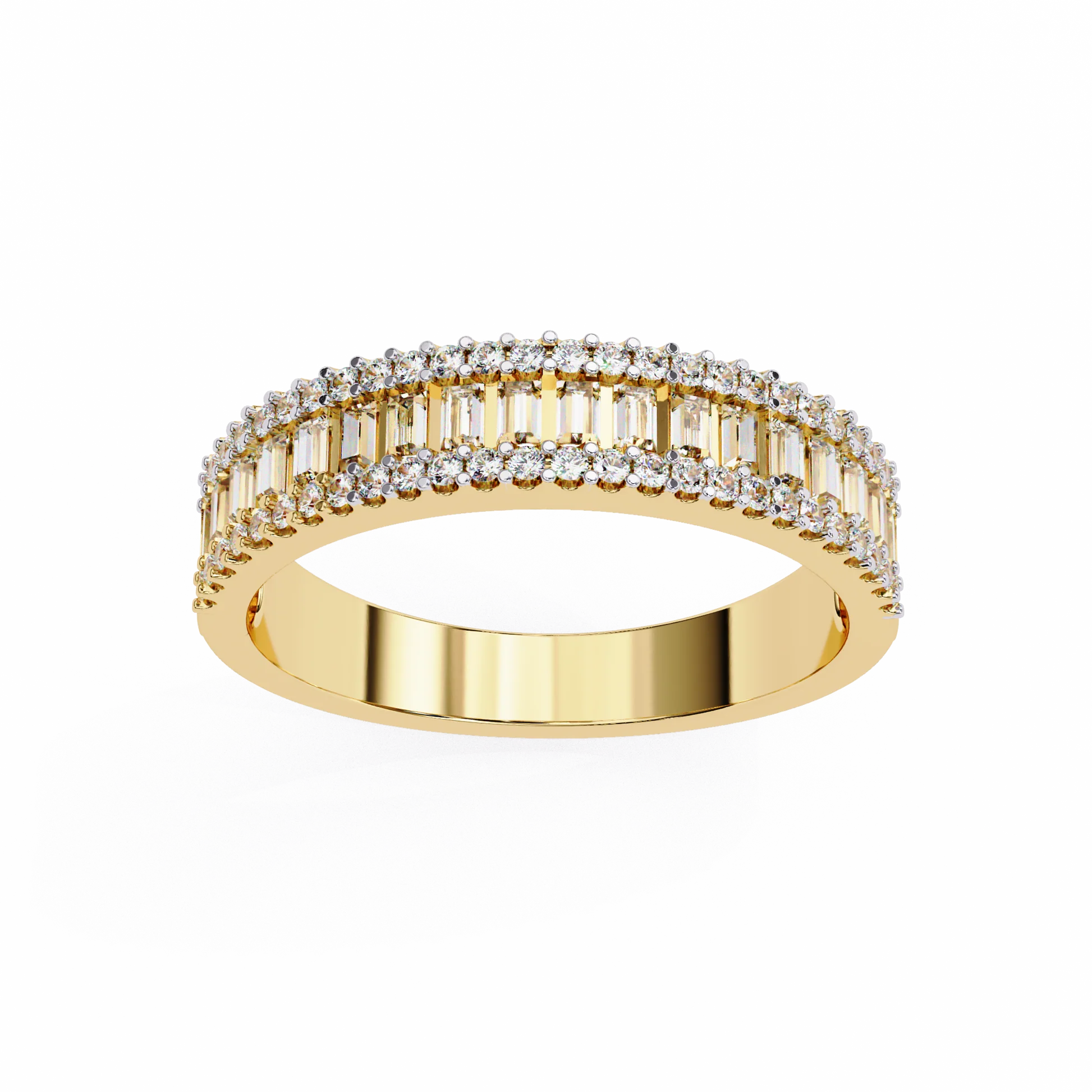 Affordable Moissanite Diamond Ring for Women Sterling Silver Gold Plated Engagement Jewelry