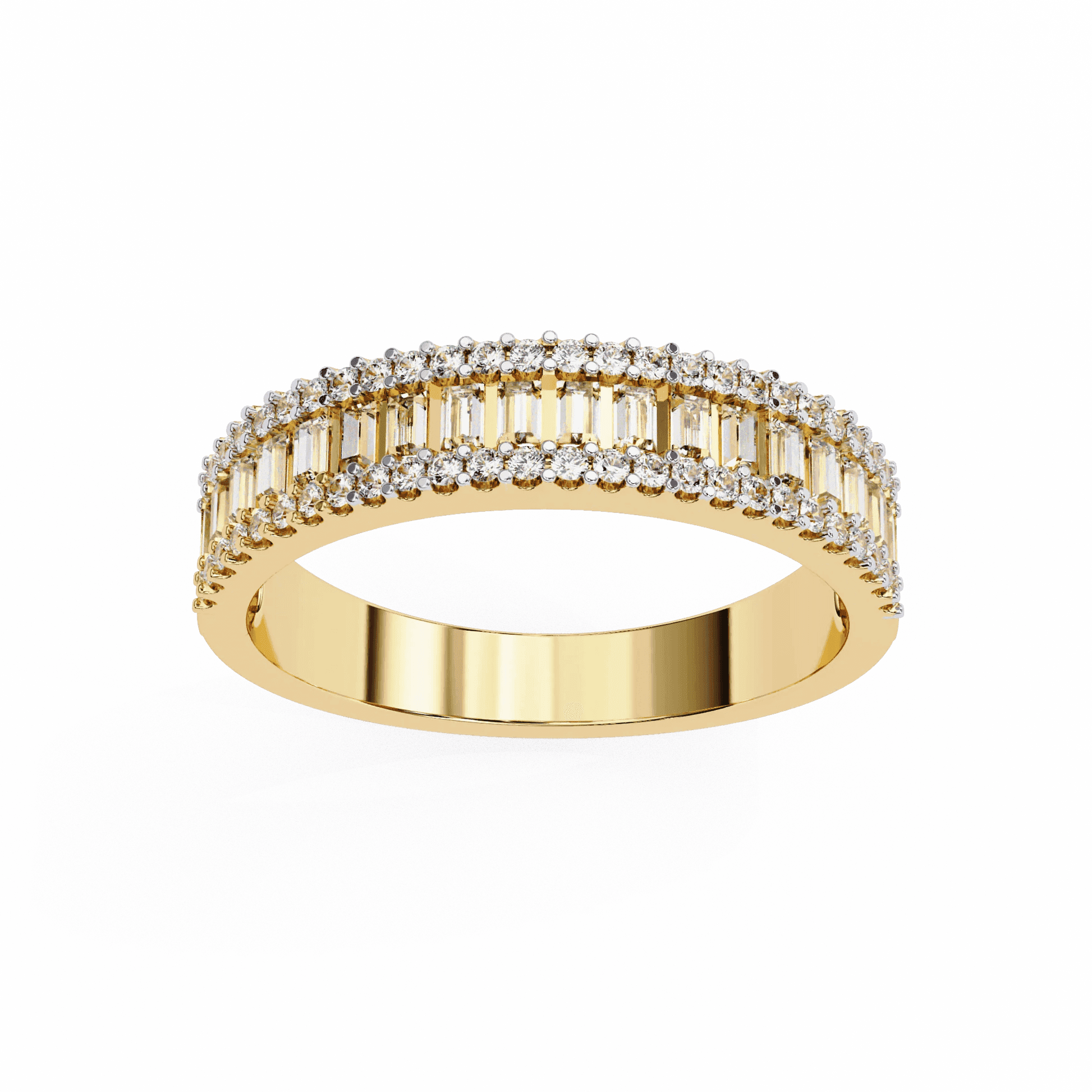 Affordable Moissanite Diamond Ring for Women Sterling Silver Gold Plated Engagement Jewelry - Aventus