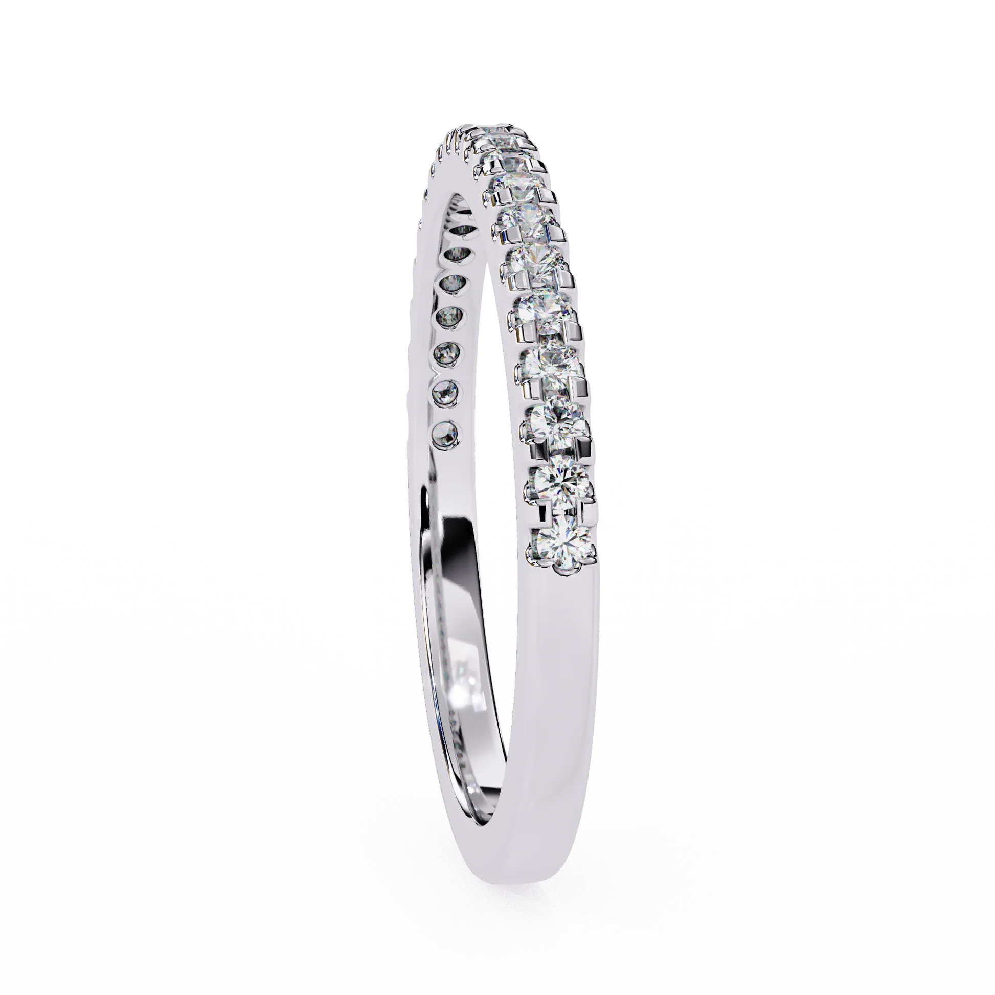 Moissanite Diamond Engagement Ring Gold & Silver Plated Wedding Band for Her