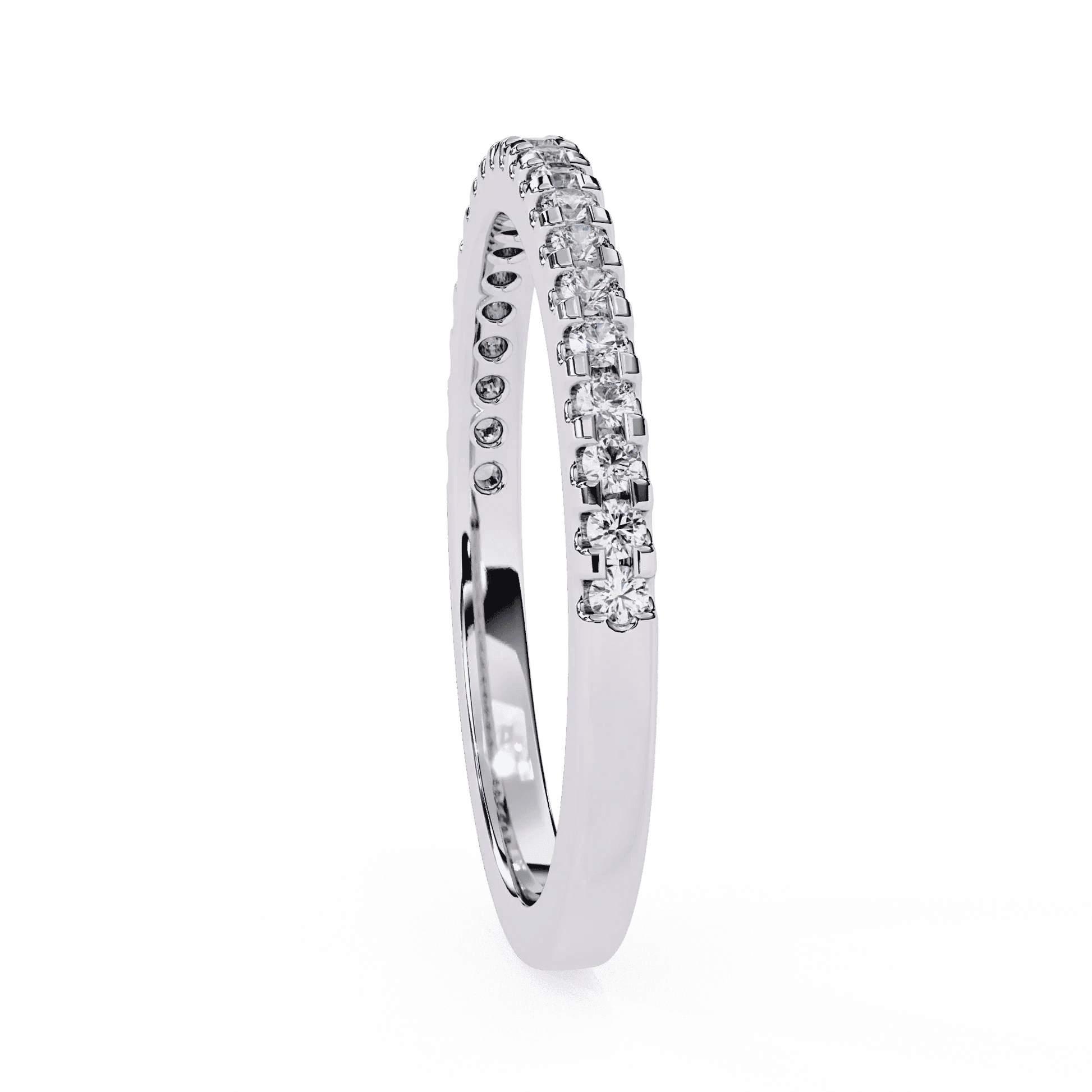 Moissanite Diamond Engagement Ring Gold & Silver Plated Wedding Band for Her - Aventus