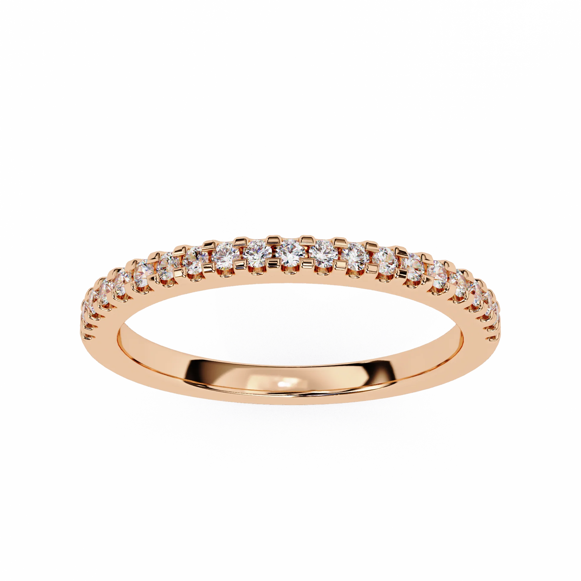 Moissanite Diamond Engagement Ring Gold & Silver Plated Wedding Band for Her