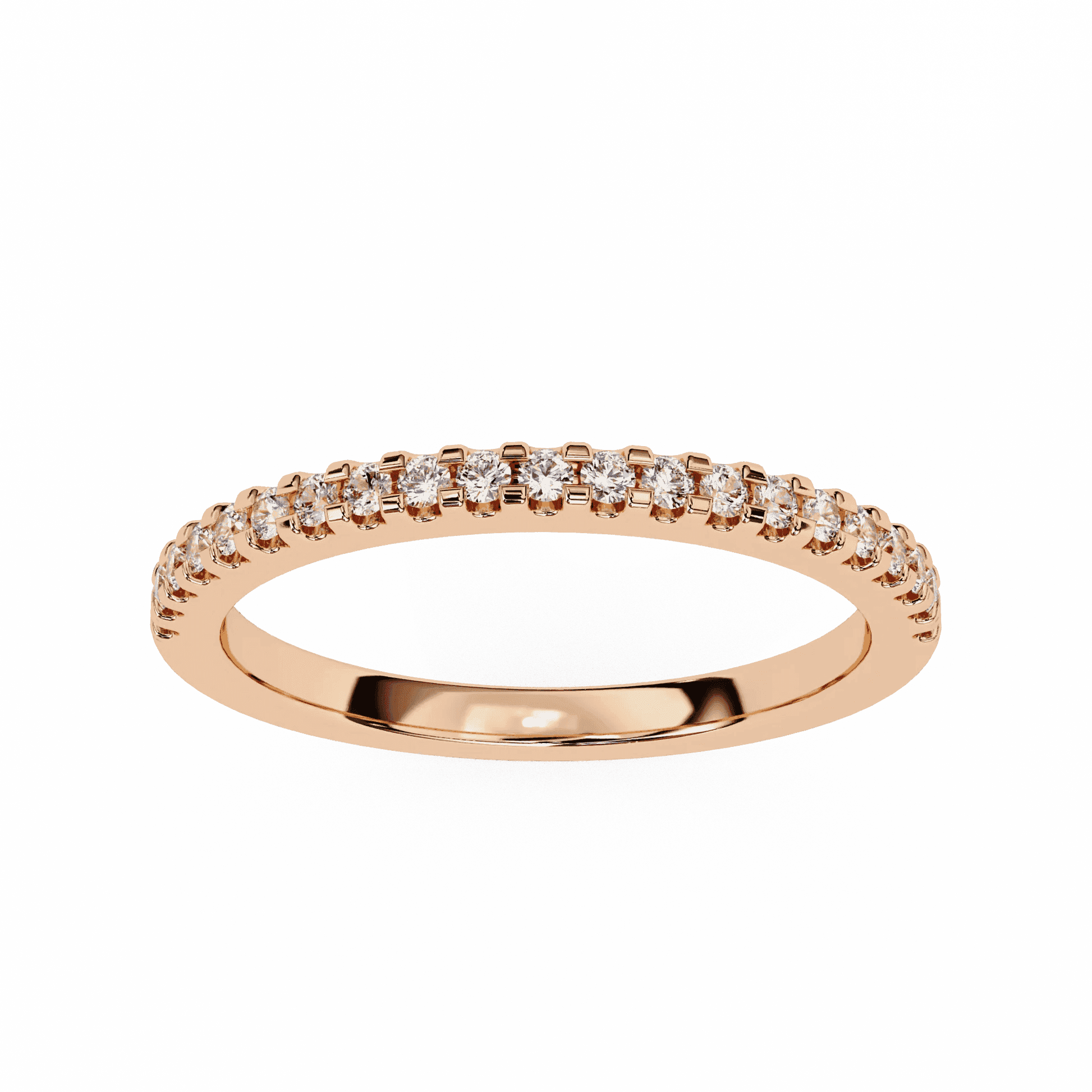 Moissanite Diamond Engagement Ring Gold & Silver Plated Wedding Band for Her - Aventus