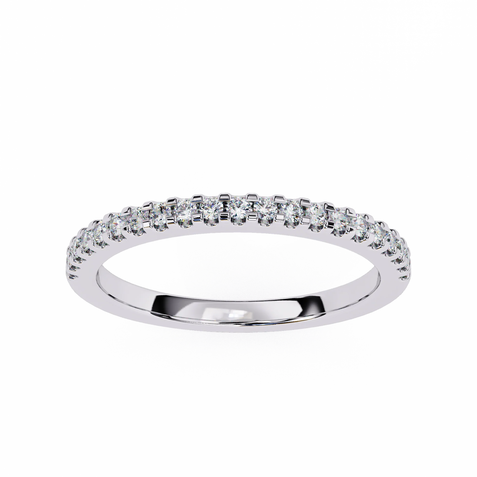 Moissanite Diamond Engagement Ring Gold & Silver Plated Wedding Band for Her