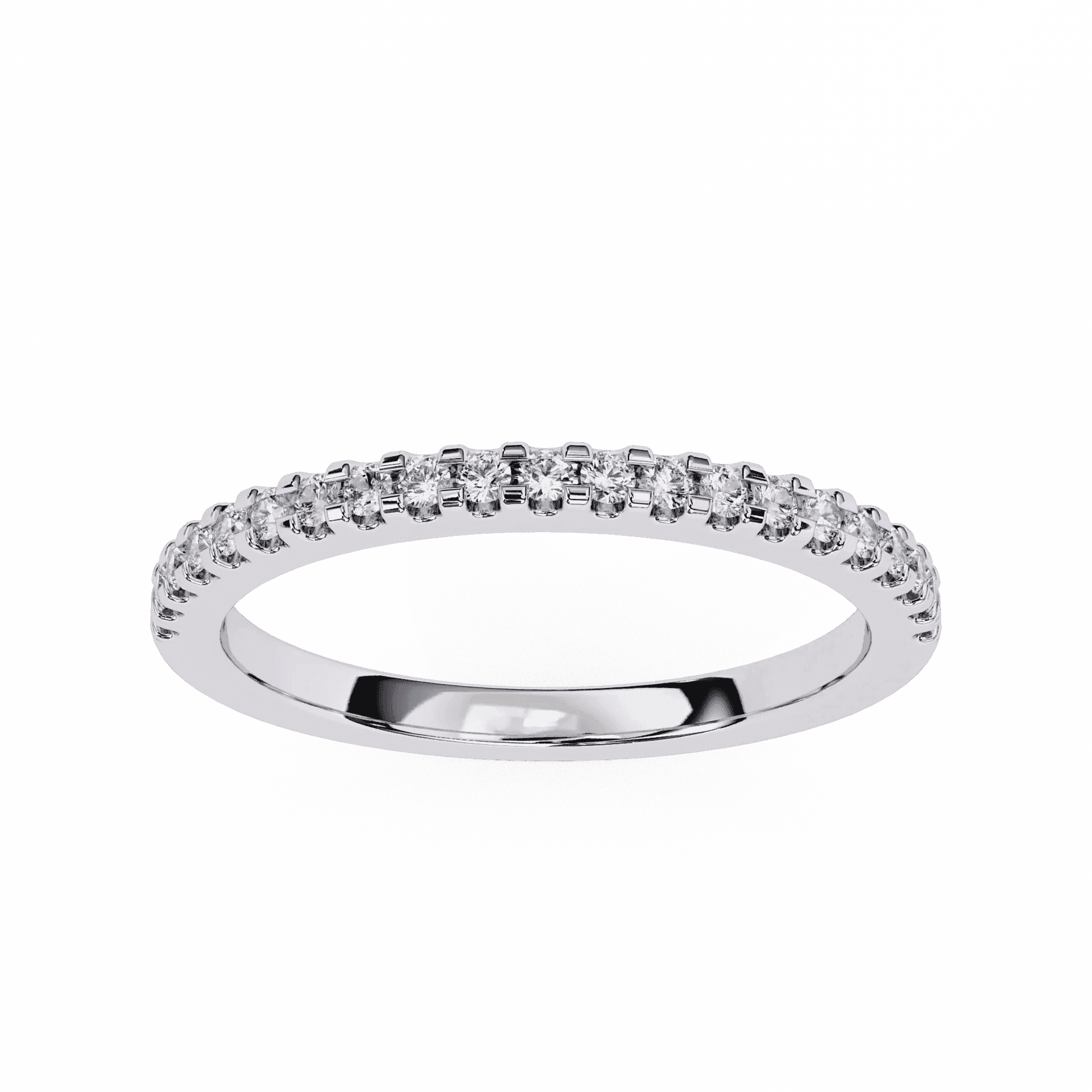 Moissanite Diamond Engagement Ring Gold & Silver Plated Wedding Band for Her - Aventus