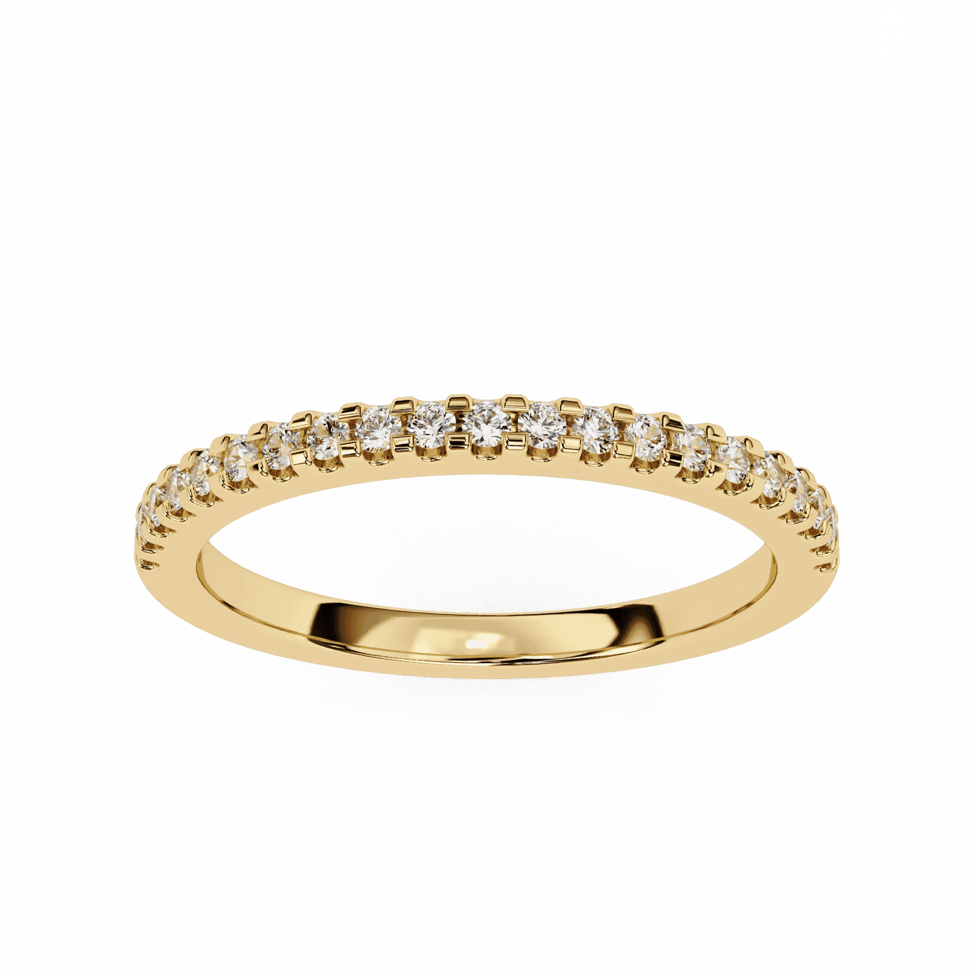 Moissanite Diamond Engagement Ring Gold & Silver Plated Wedding Band for Her - Aventus