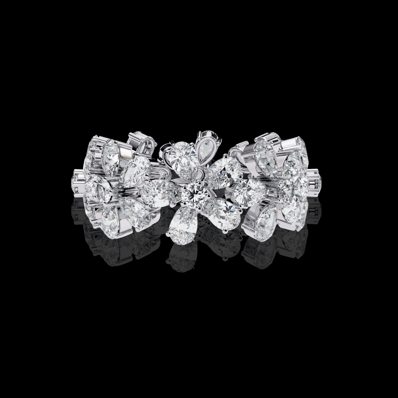 Engagement Ring Gold & Moissanite Diamond Bridal Jewelry - Aventus
