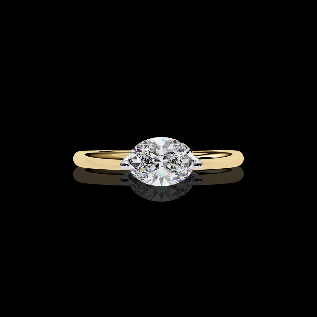 Nostalgia Gold & Moissanite Diamond Vintage Ring
