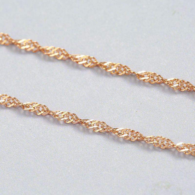 Sterling Silver Twisted Chain Necklace - Aventus