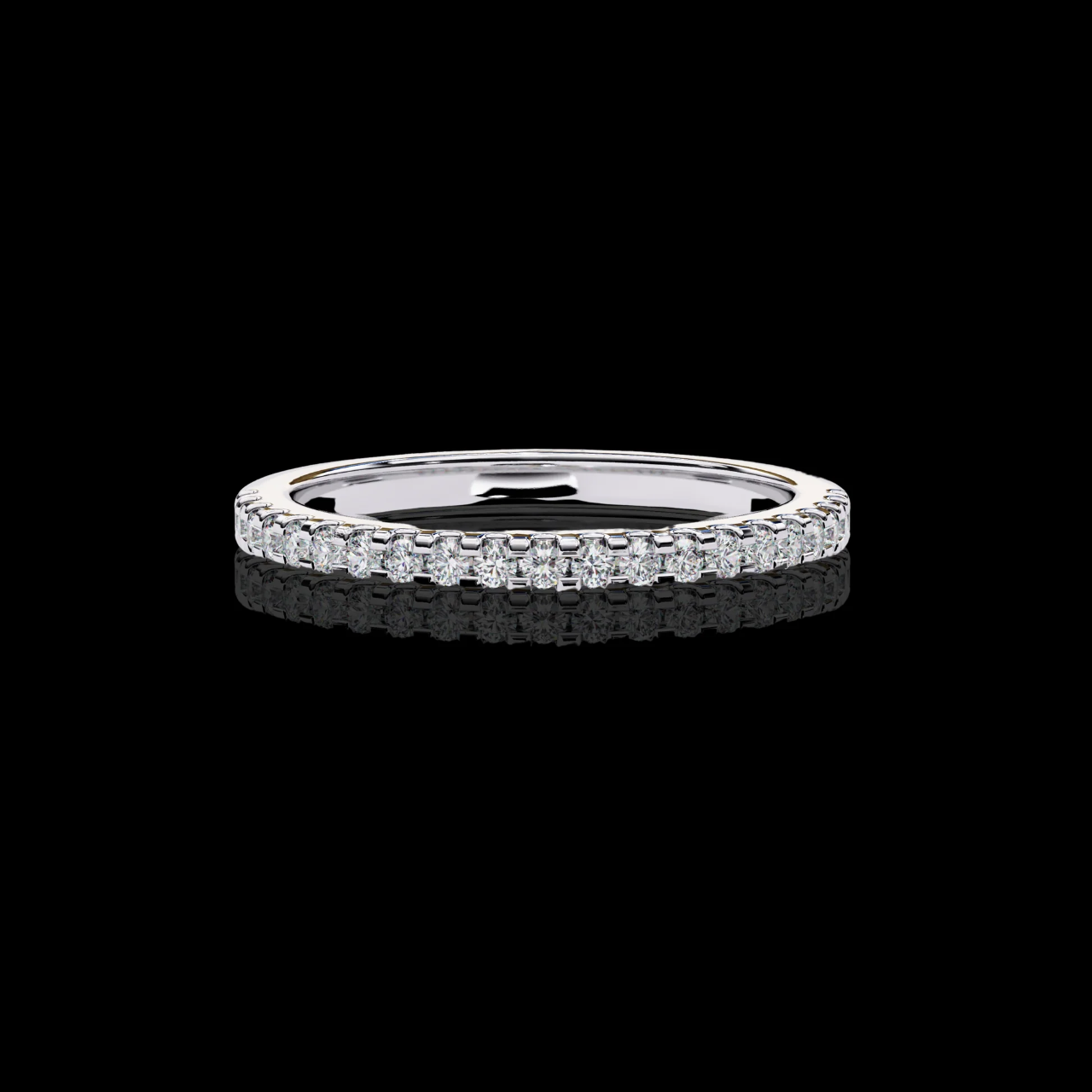 Moissanite Diamond Engagement Ring Gold & Silver Plated Wedding Band for Her