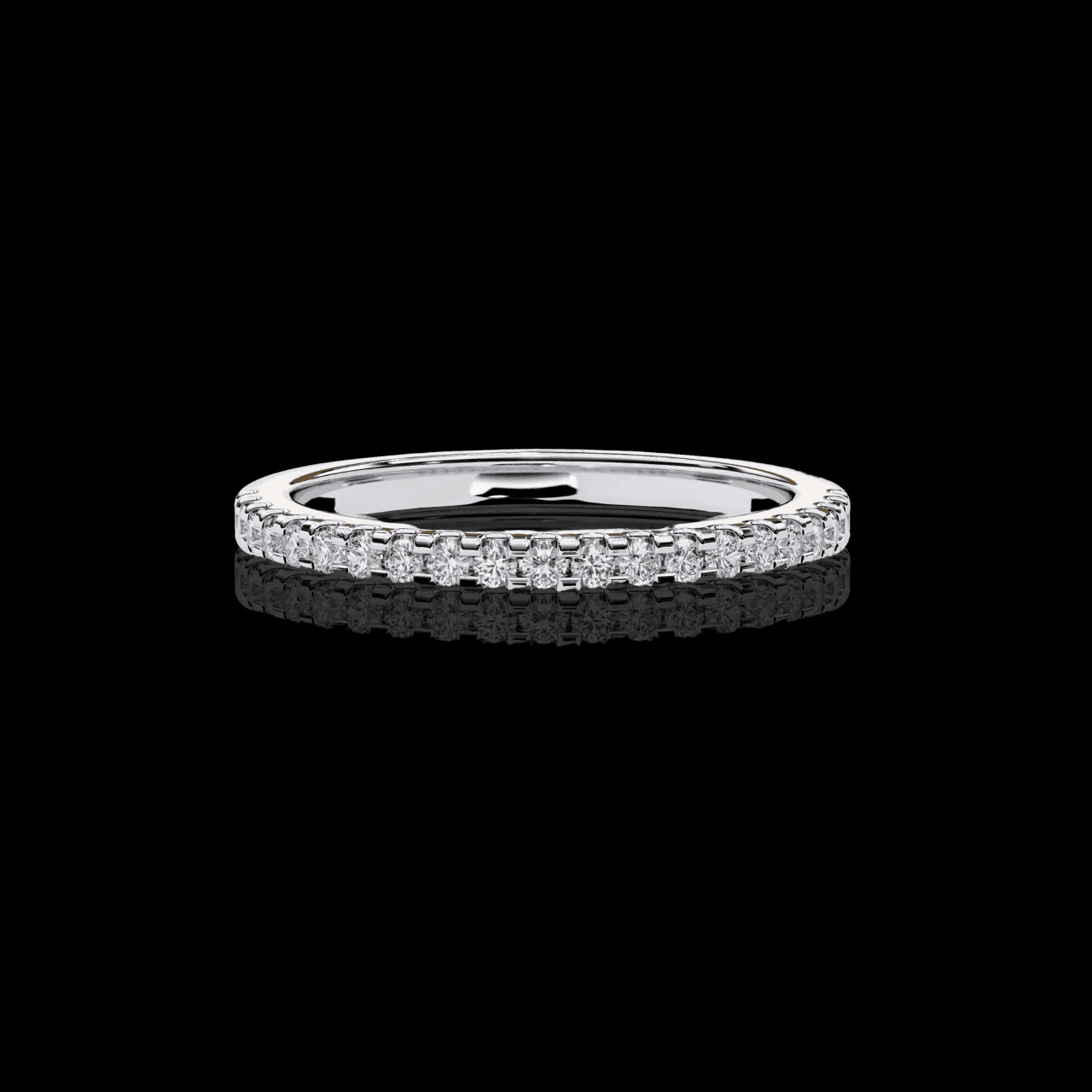 Moissanite Diamond Engagement Ring Gold & Silver Plated Wedding Band for Her - Aventus