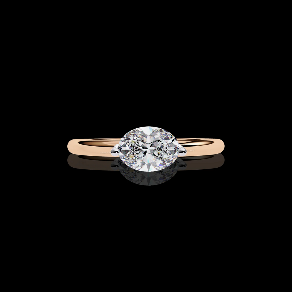 Nostalgia Gold & Moissanite Diamond Vintage Ring