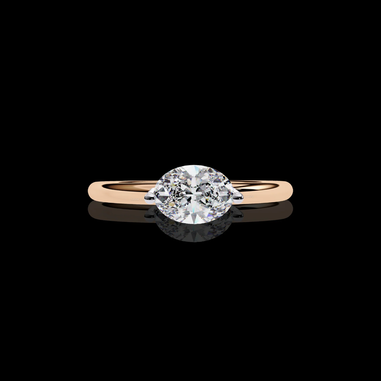 Nostalgia Gold & Moissanite Diamond Vintage Ring