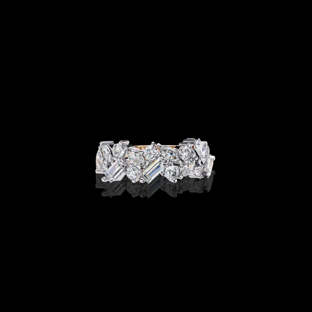 Art Gallery Moissanite Diamond Ring