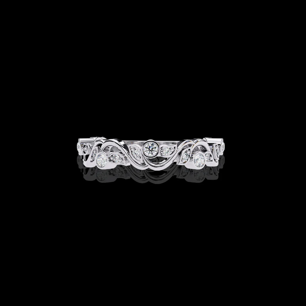 Artistic Moissanite Diamond Ring