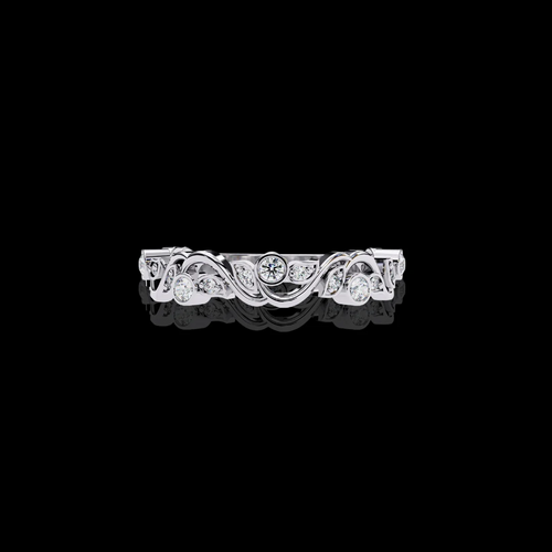 Artistic Moissanite Diamond Ring