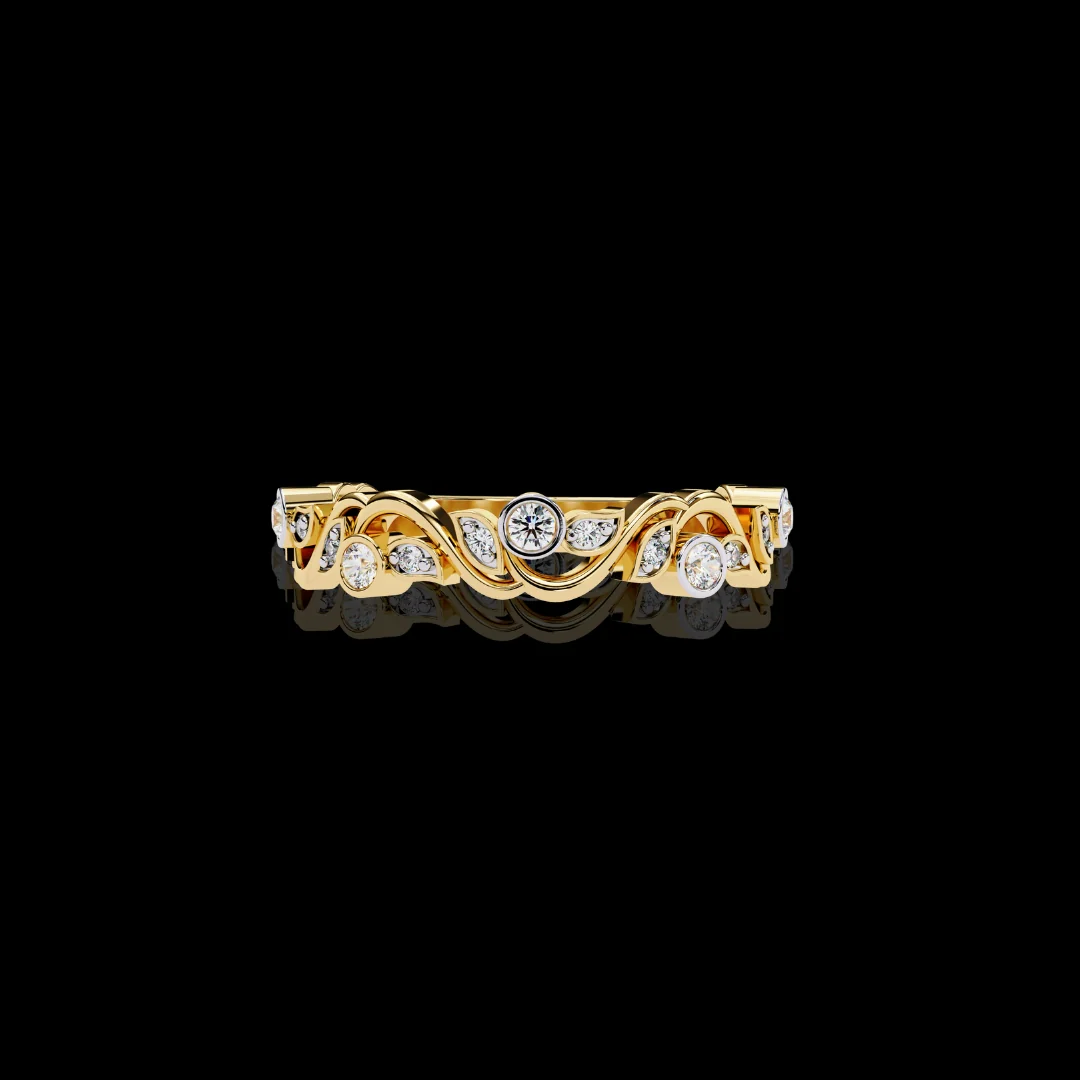 Artistic Moissanite Diamond Ring