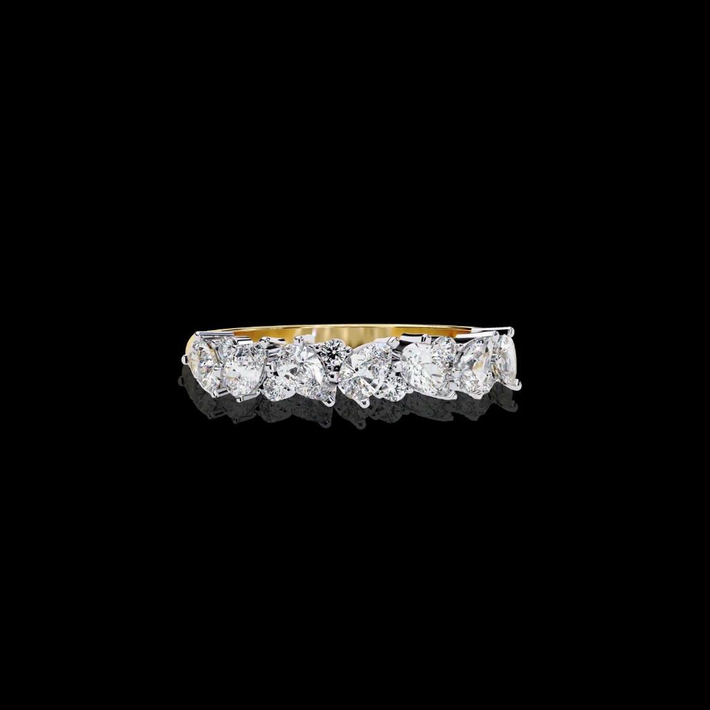 Thorn Edgy Botanical Moissanite Diamond Ring