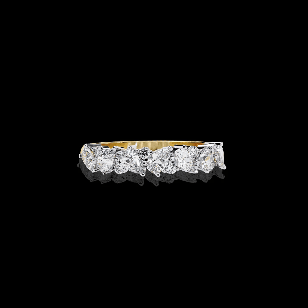 Thorn Edgy Botanical Moissanite Diamond Ring - Aventus
