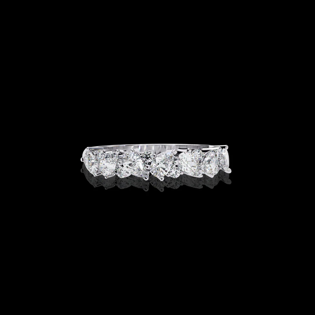 Thorn Edgy Botanical Moissanite Diamond Ring