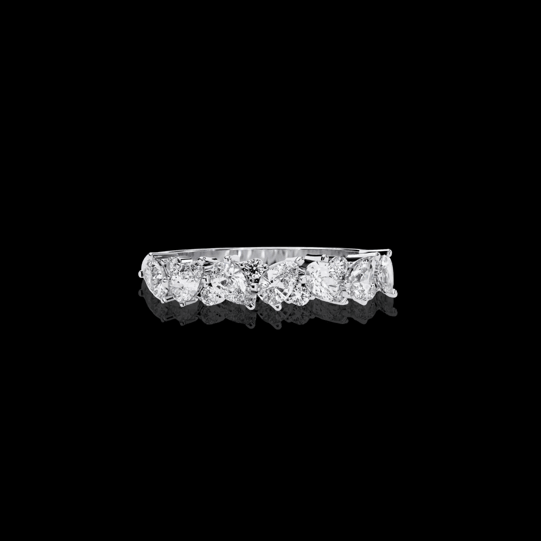 Thorn Edgy Botanical Moissanite Diamond Ring - Aventus